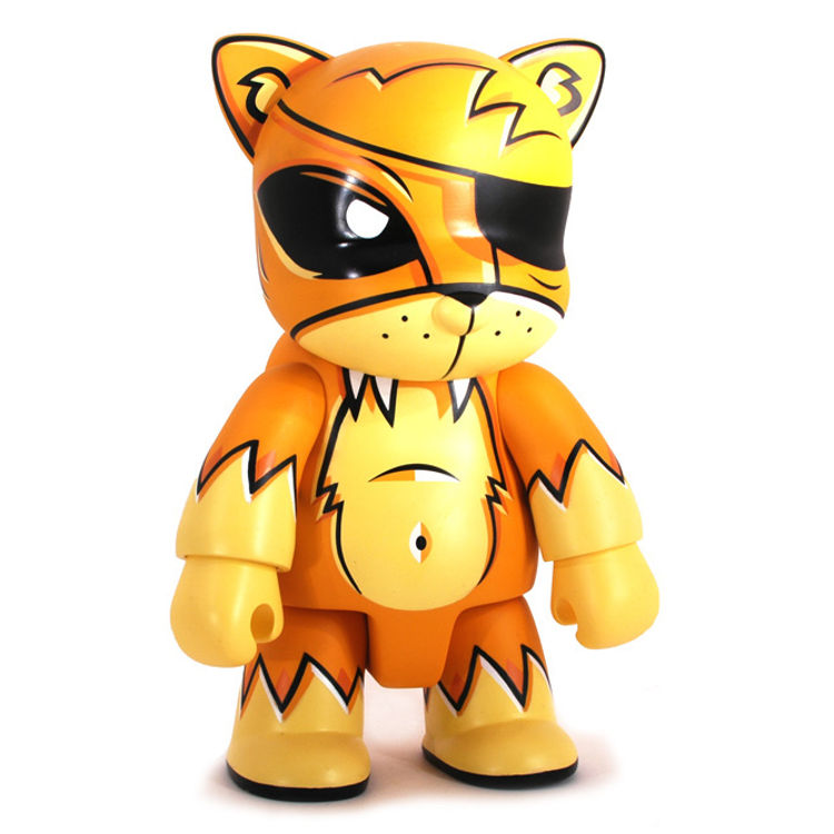 8" Yellow Toxic Swamp Cat Qee by Joe Ledbetter