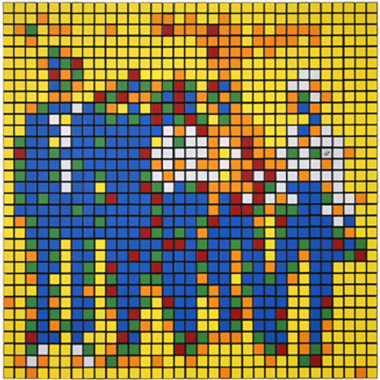 Rubik B52's by Space Invader