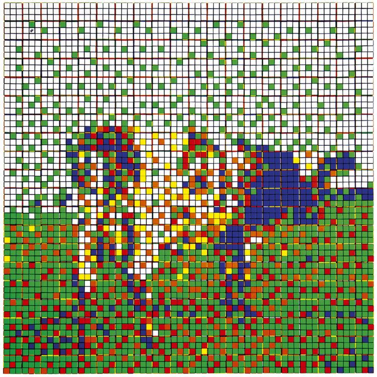 Rubik Atom Heart Mother by Space Invader
