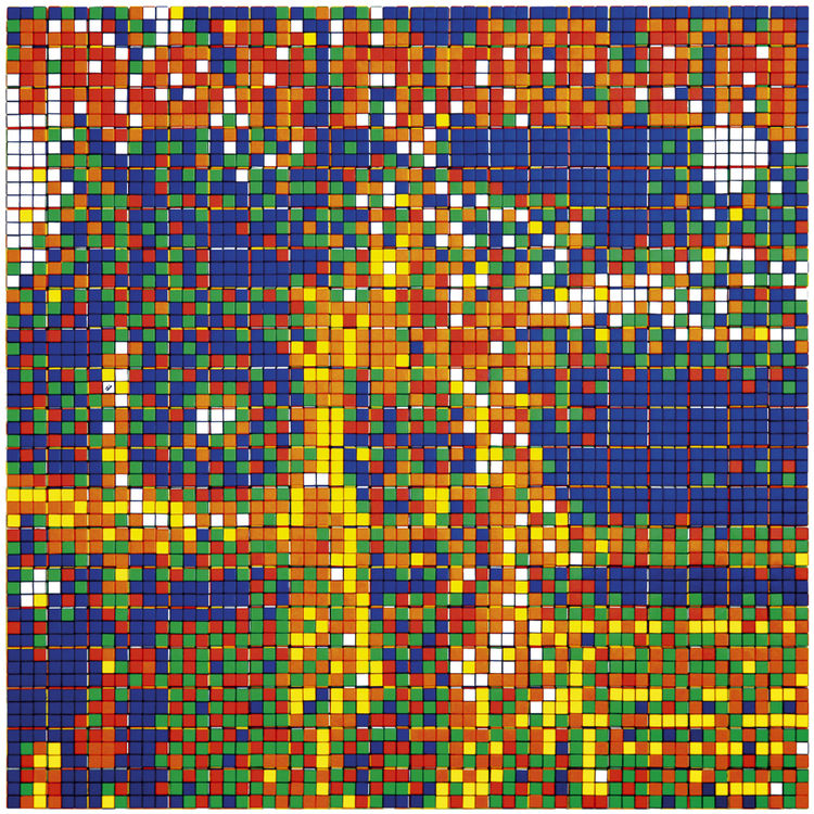 Rubik Iron Maiden by Space Invader