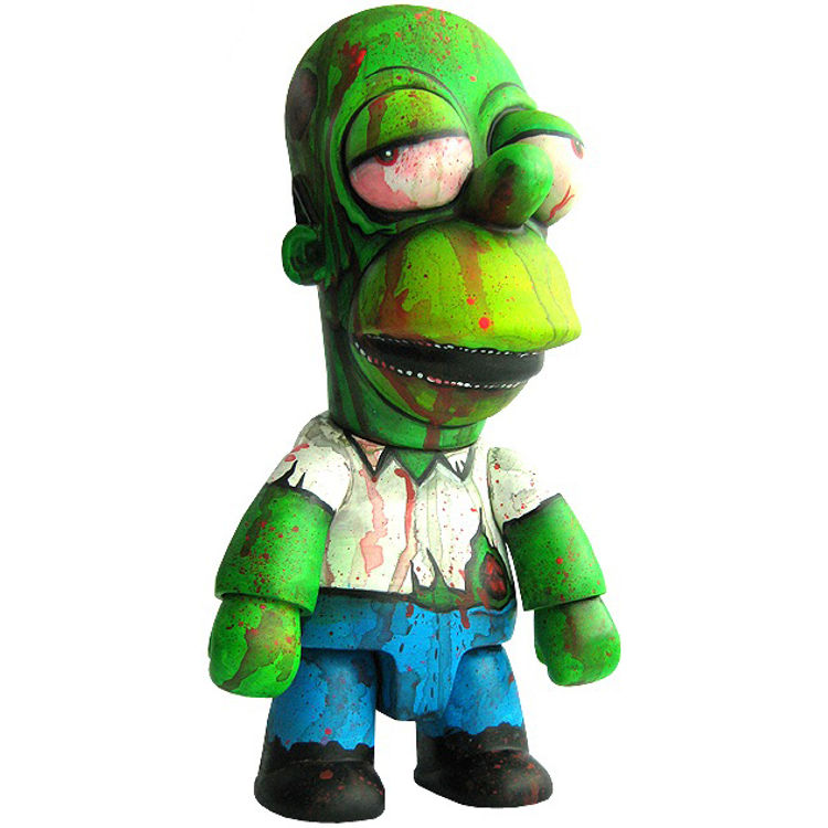 Zombified Homer by Frank Mysterio