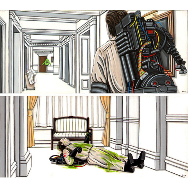 Come In, Ray (Diptych) by Kiersten Essenpreis