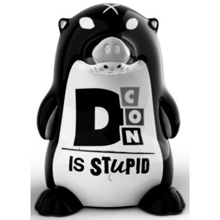 Mini Heathrow - DCON Sour Puss (Black) by Frank Kozik