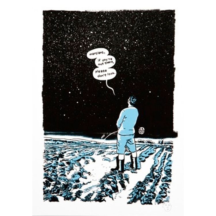 Martians, Please Do Not Look by Rama Hughes