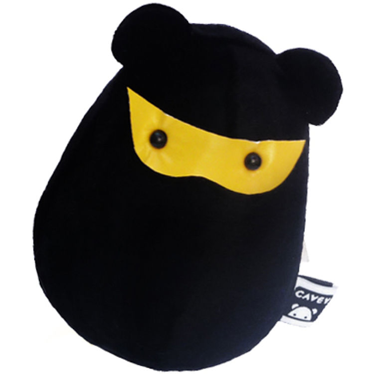 Super Duper Caped Cavey - Black by A Little Stranger