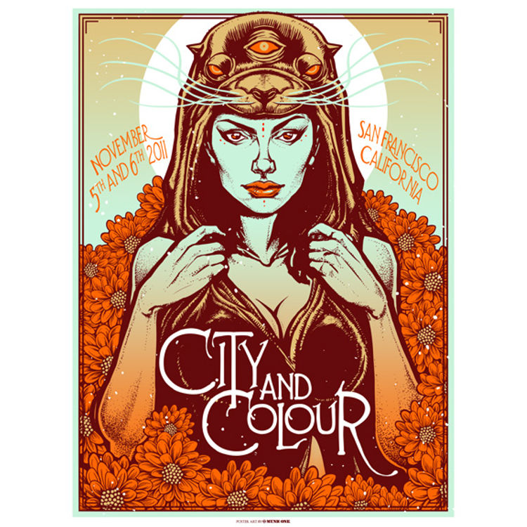 City and Colour (Gold) - San Francisco, CA 2011 by Munk One