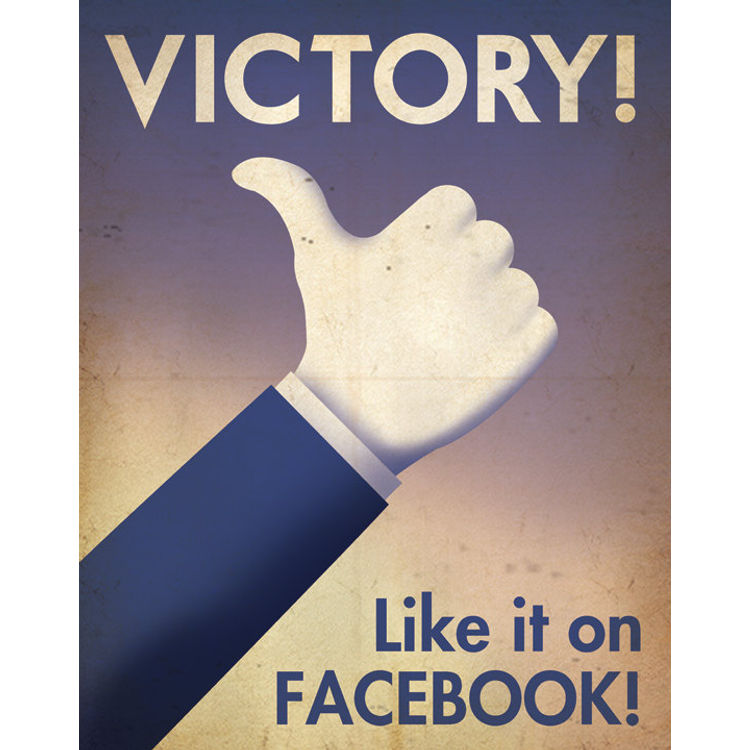 Victory. Like it on Facebook by Aaron Wood