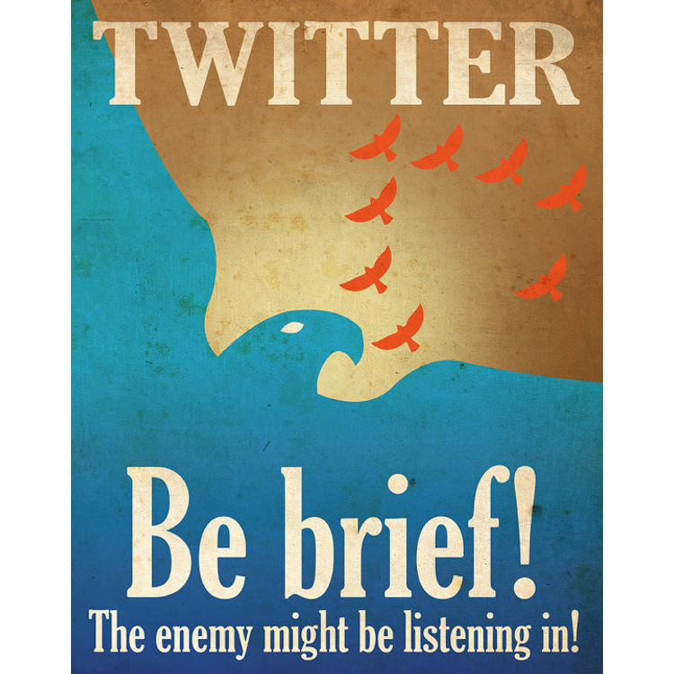Be Brief. The Enemy Might Be Listening by Aaron Wood