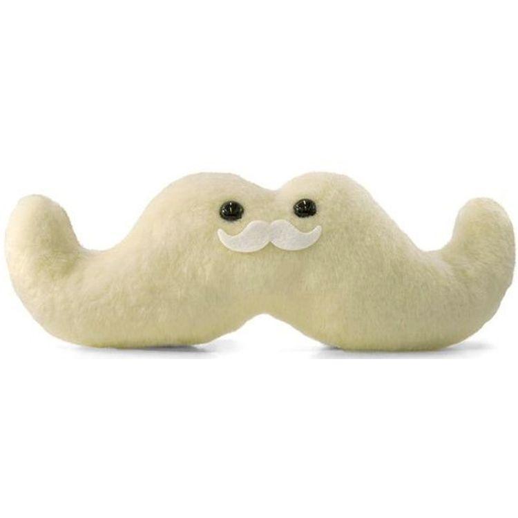 Moustachio Plush - Cream by Shawnimals