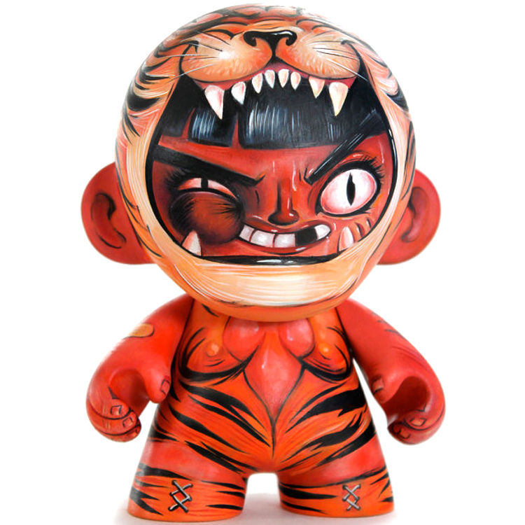Tiger Wrestler by Paper Wasp (Magen Mitchell)