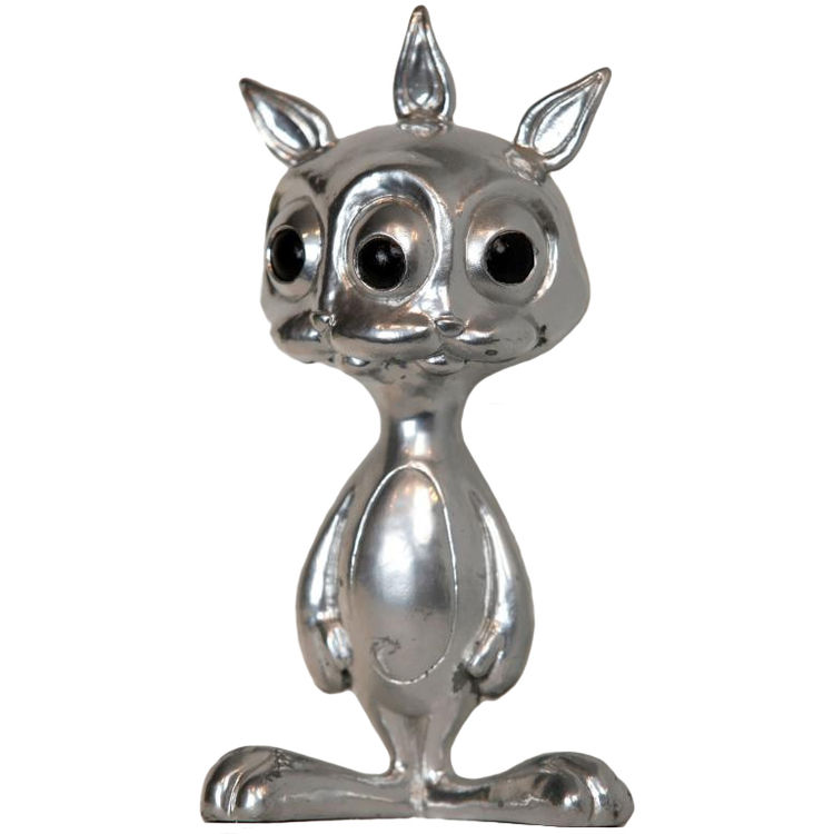 Chrome Rabbbit by Ron English
