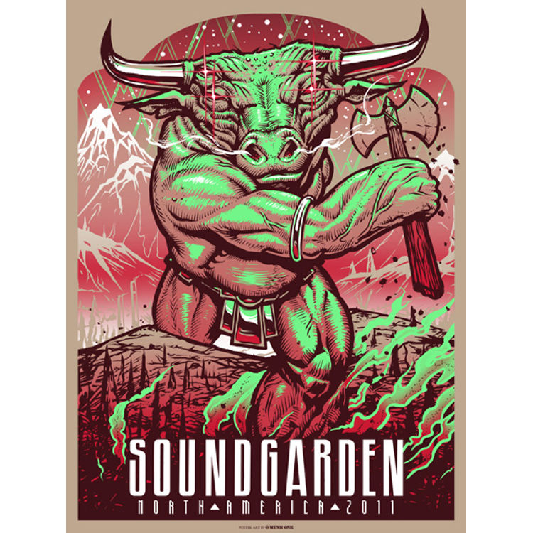 Soundgarden (Variant) - North America 2011 by Munk One