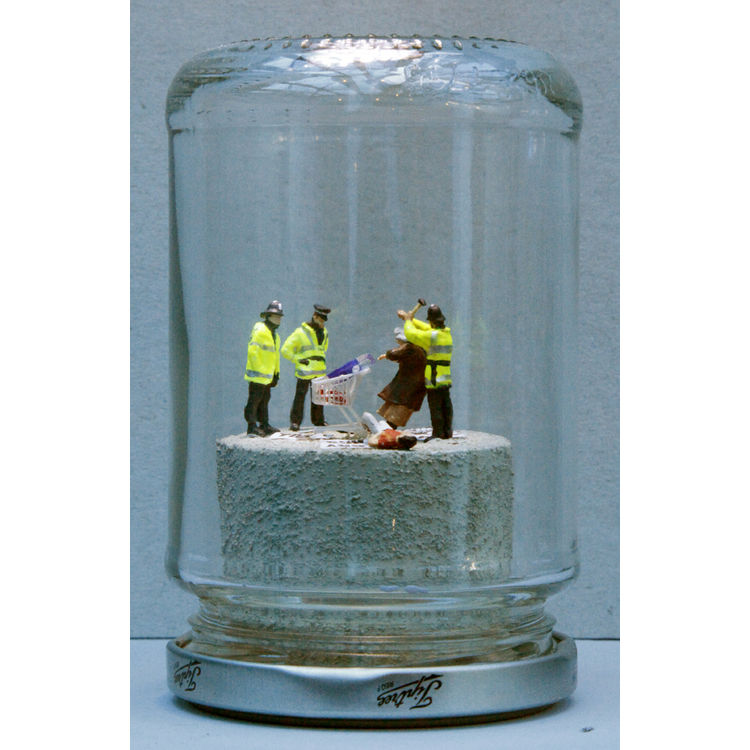 LOOTING GRANNY Gets Her Just Desserts by James Cauty