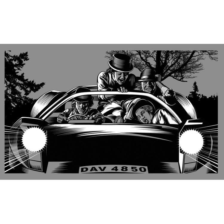 Clockwork Orange Hogs of the Road by Brent Cheshire