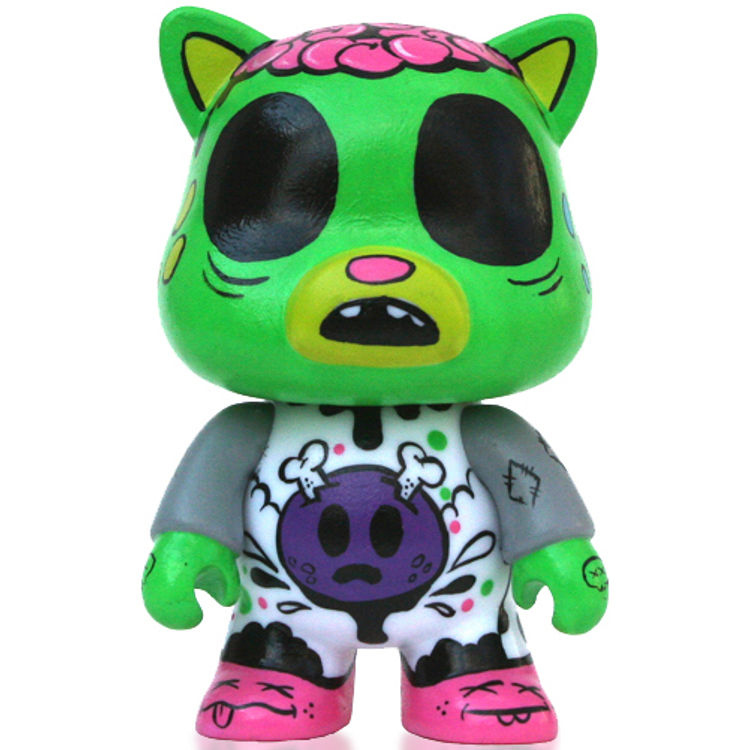 oHIya Friends - Green Cat by Tharp
