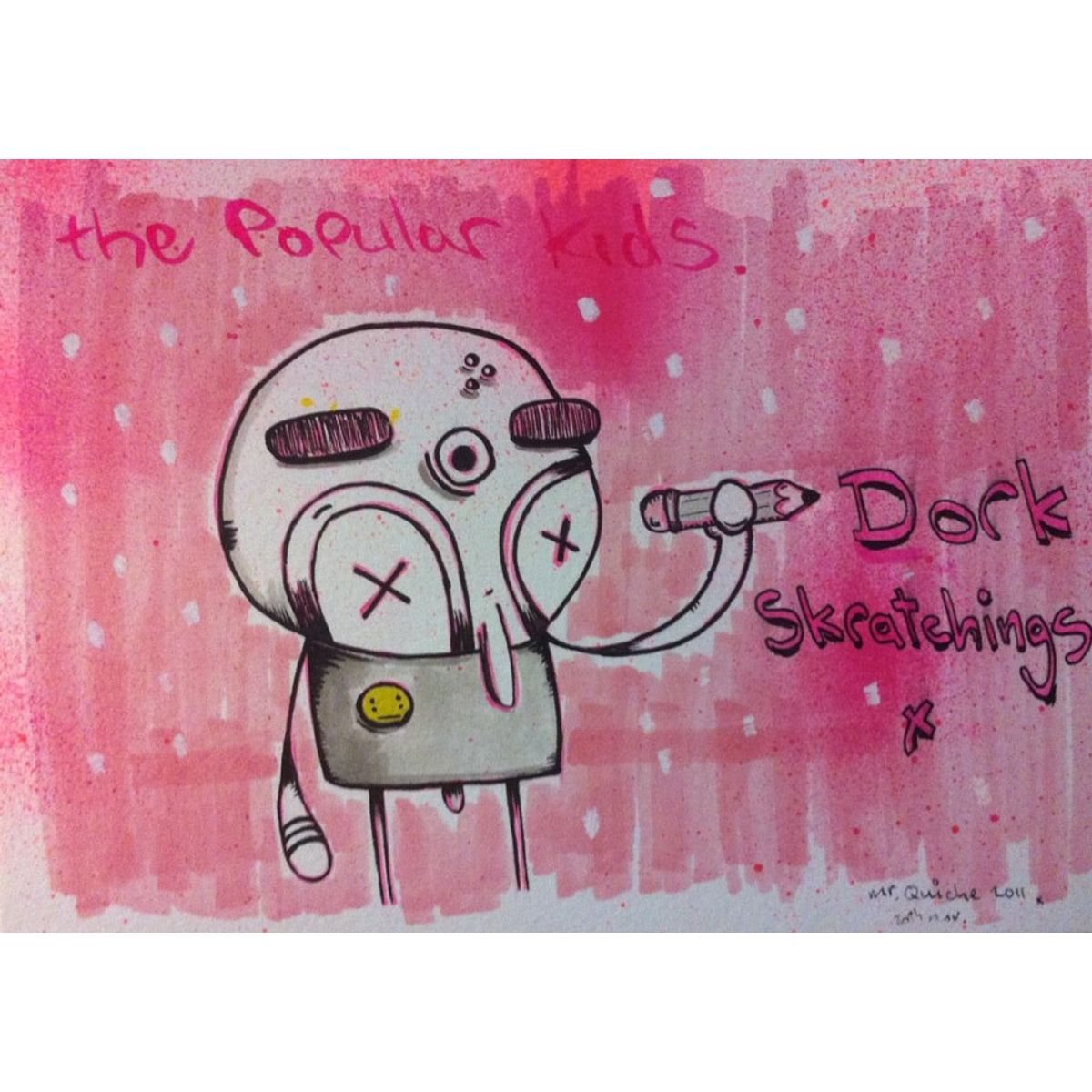 Dork Skratchings: Winkie Out & scribbling!