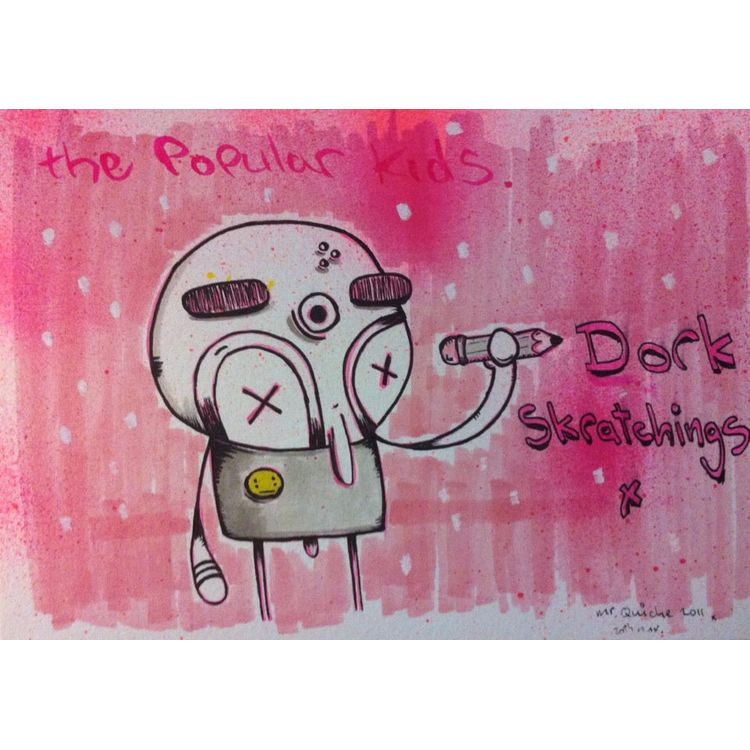 Dork Skratchings: Winkie Out & scribbling! by Mister Quiche ::)