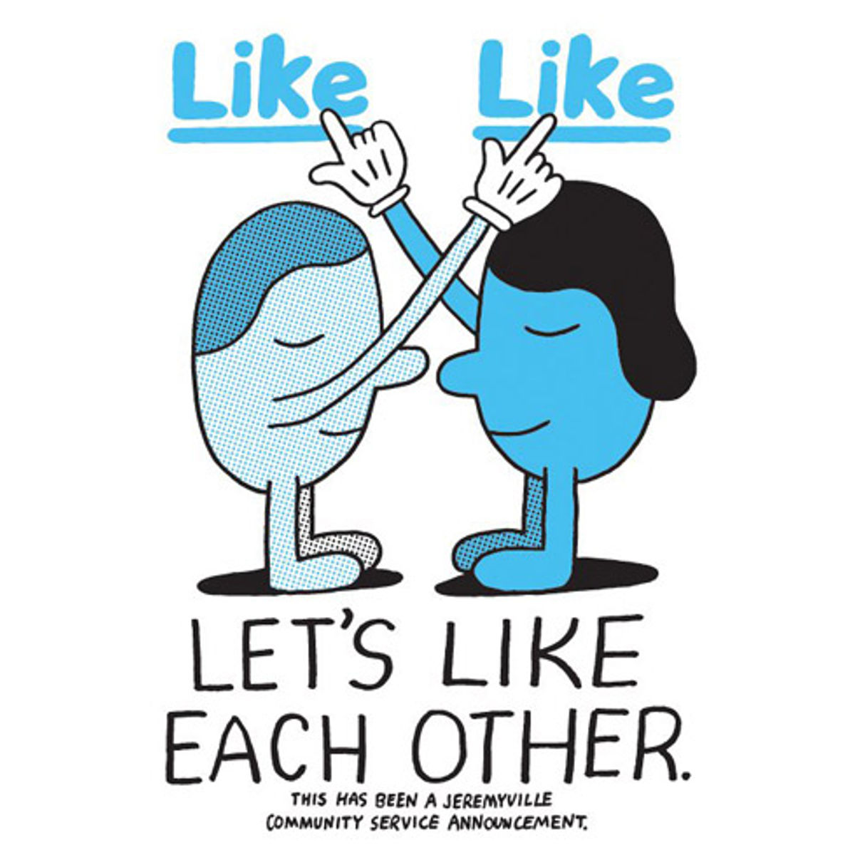 let's like each other