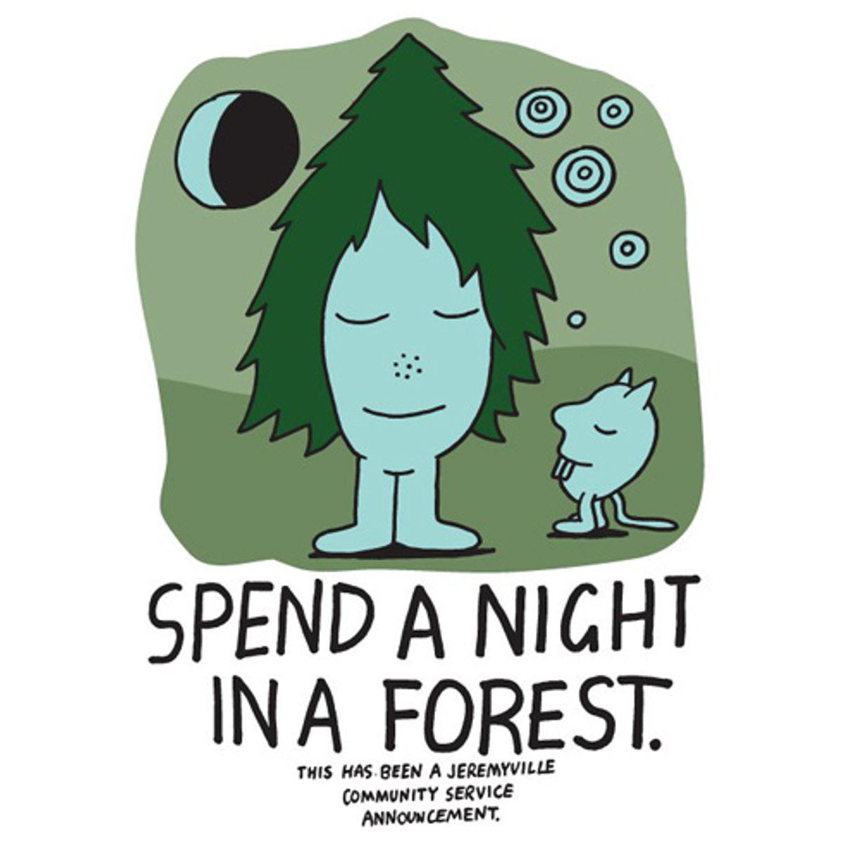 spend a night in the forest