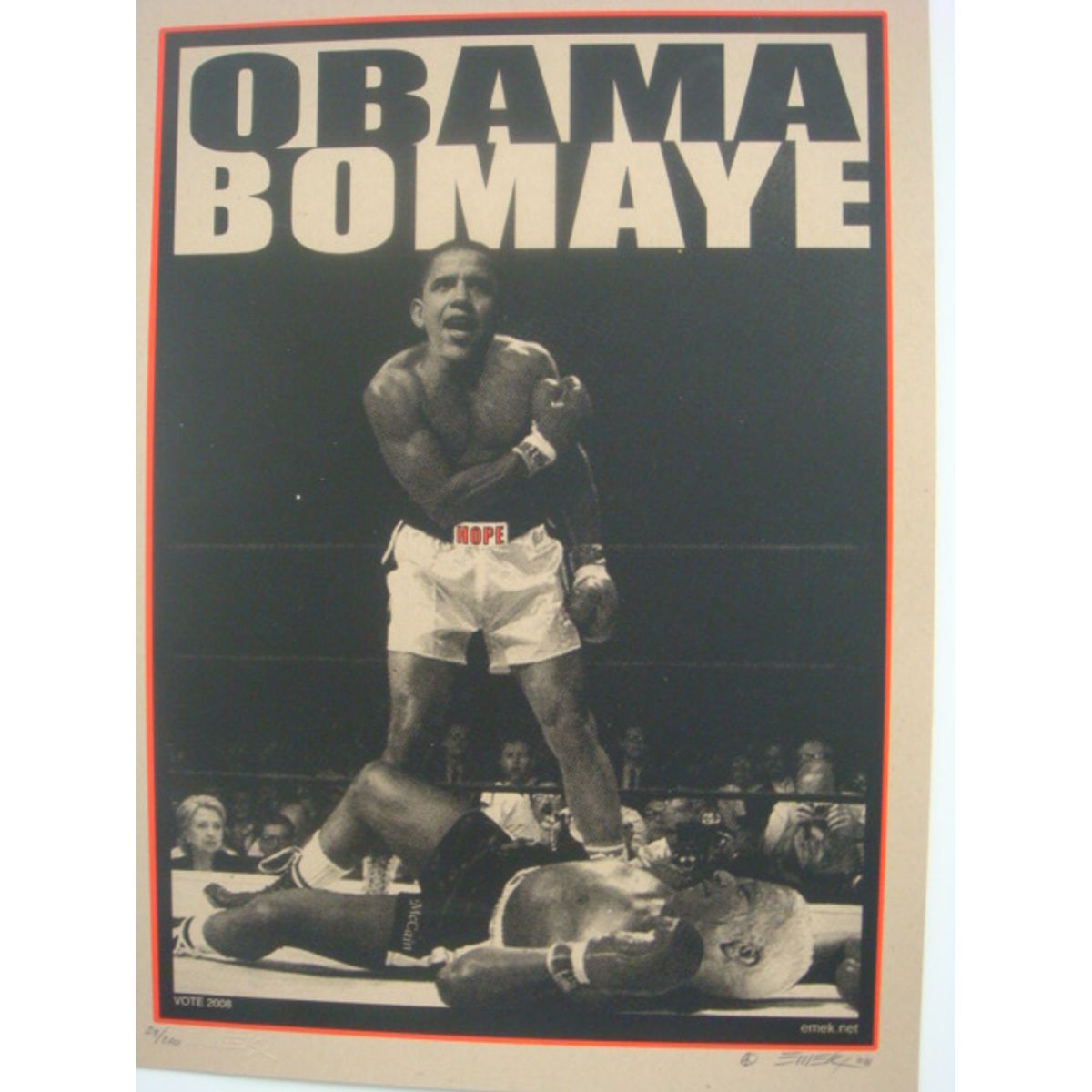 Obama Bomaye - Red Border