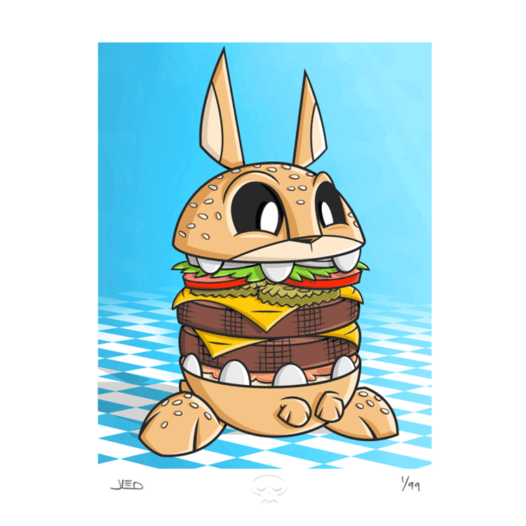 Burger Bunny by Joe Ledbetter