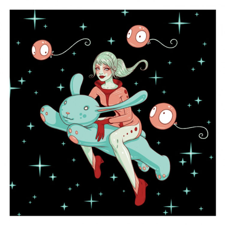 Bunny Rider by Tara McPherson