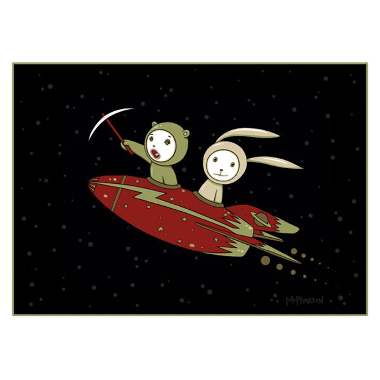 Ace and Ion Go Space Mining by Tara McPherson