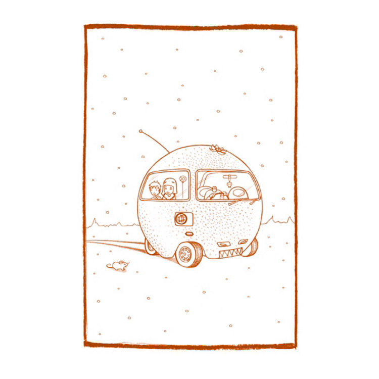Orangemobile by Tara McPherson