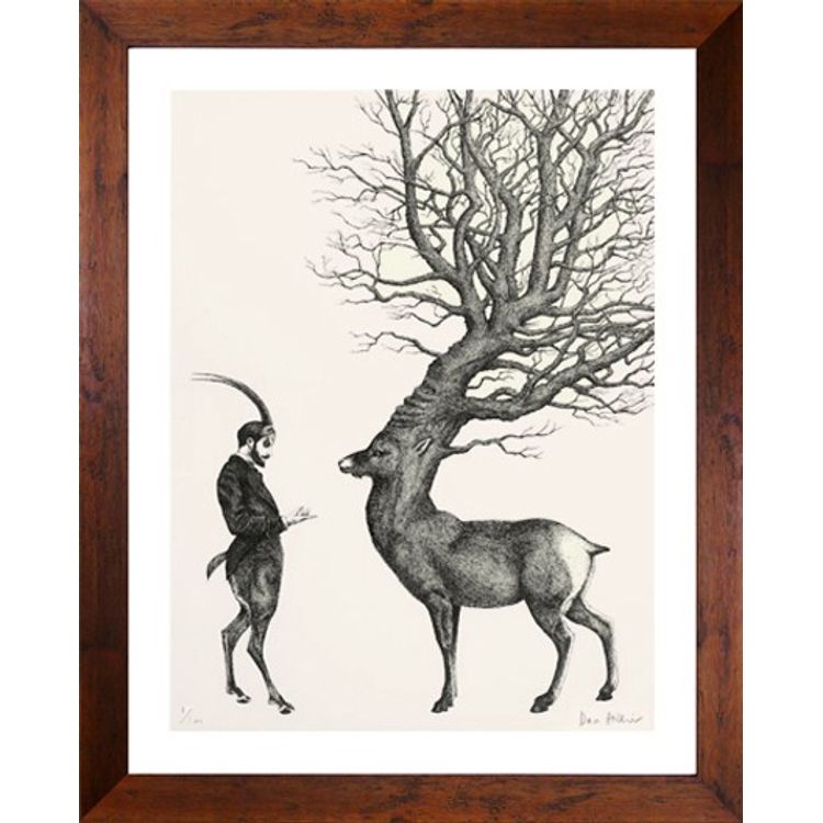 At the edge of the woods. by Dan Hillier
