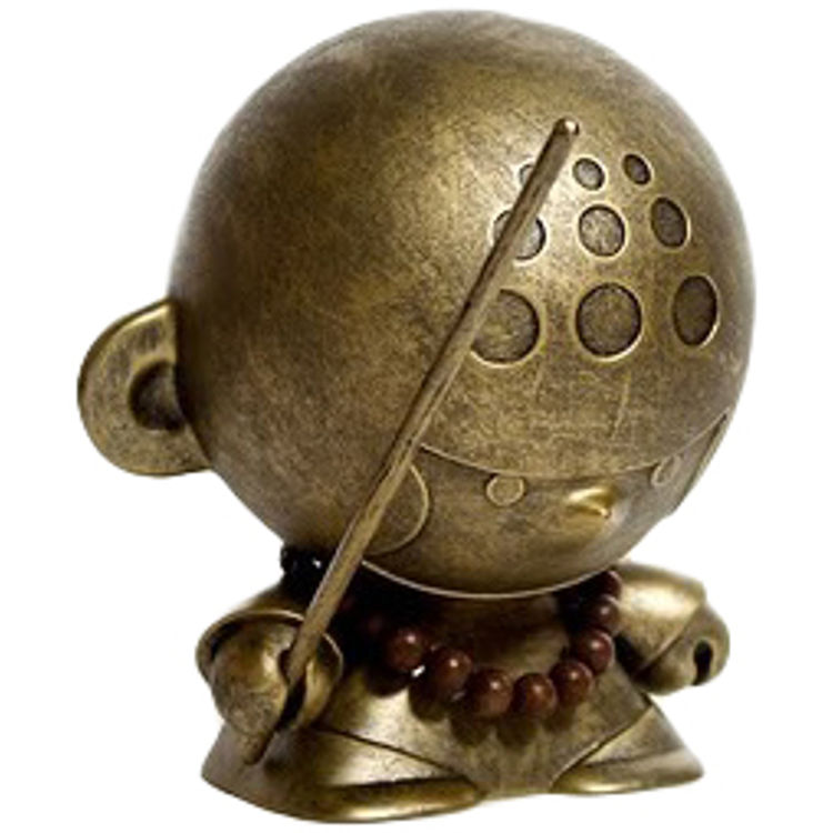 Bronze Finish Shaolin Monk by Veggiesomething (James Liu)