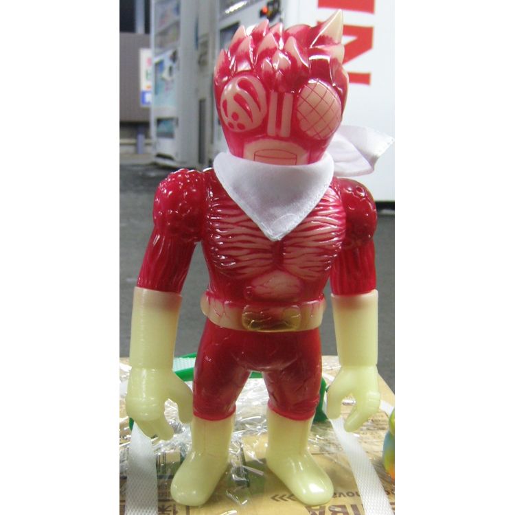 Chaosman X - Red on Glow Vinyl by Real X Head (Mori Katsura)