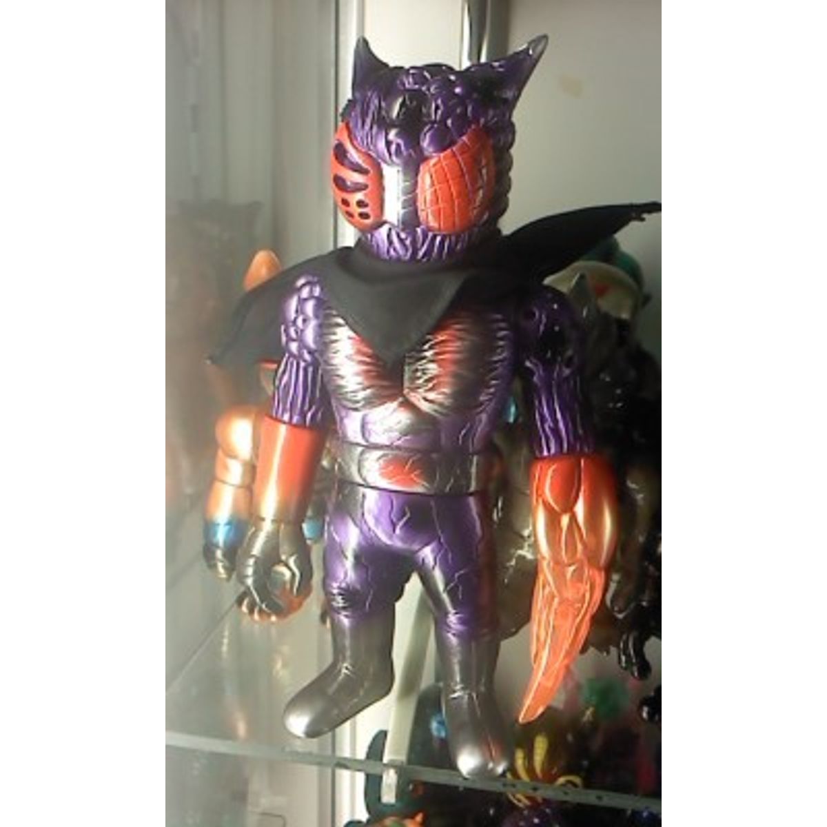 Chaosman No. 3 - Purple on Clear Orange