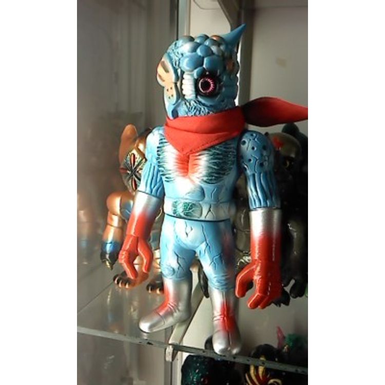 Chaosman No. 1 - Blue Sky - Green Giga-lamé by Real X Head (Mori Katsura)