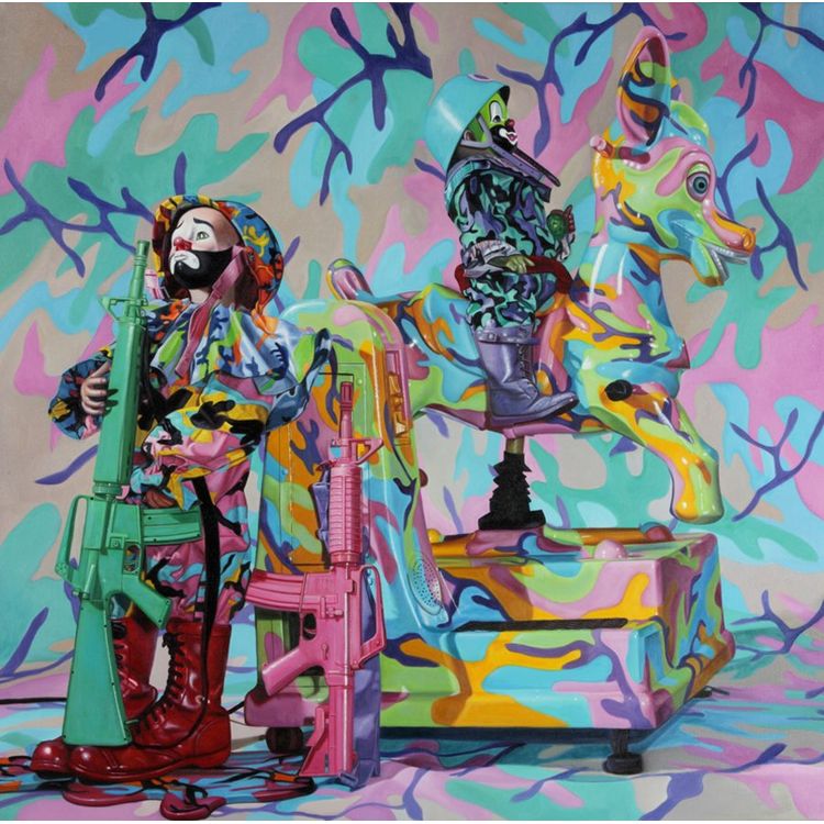 Combrat carnival by Ron English