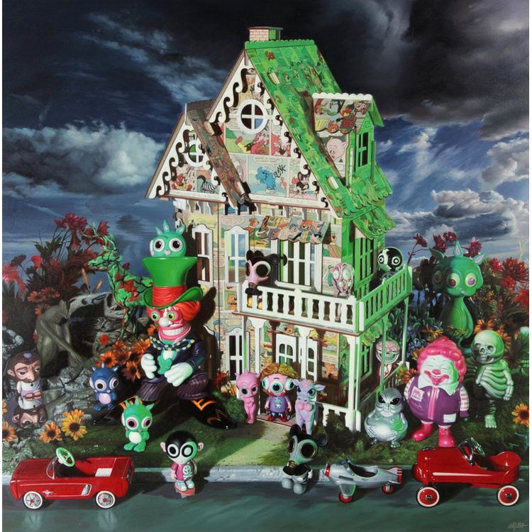 The artist's house by Ron English