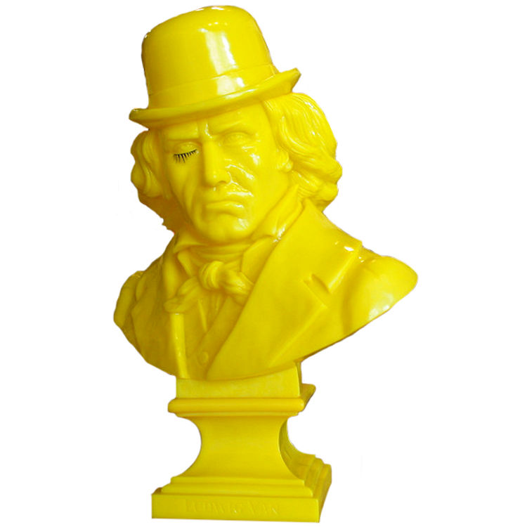 Ludwig Van Beethoven - Yellow by Frank Kozik