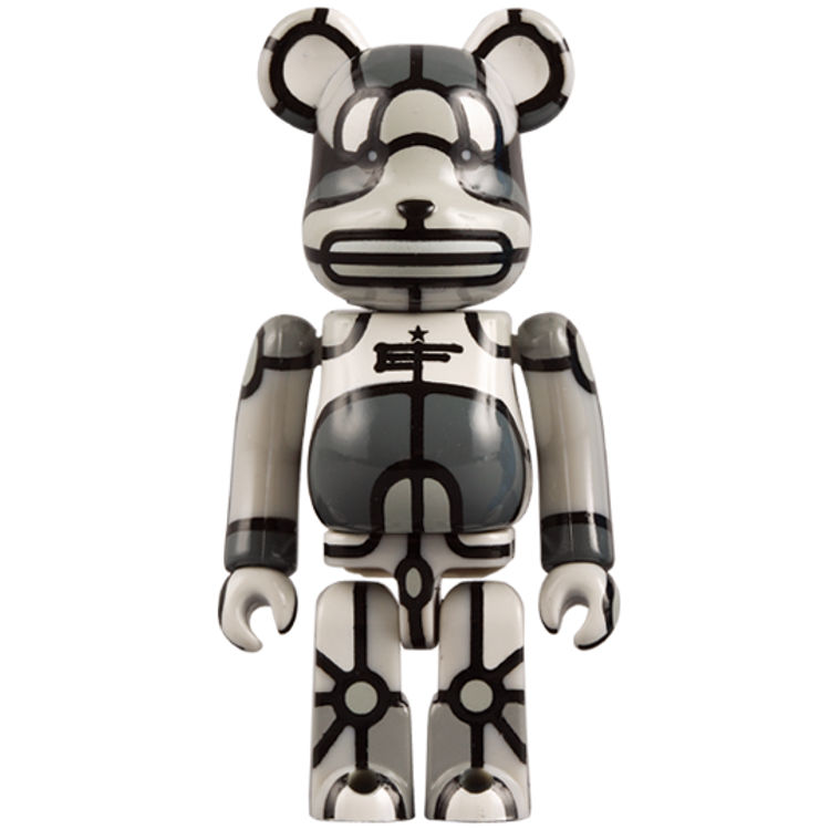 David Flores Be@rbrick - Grey by David Flores