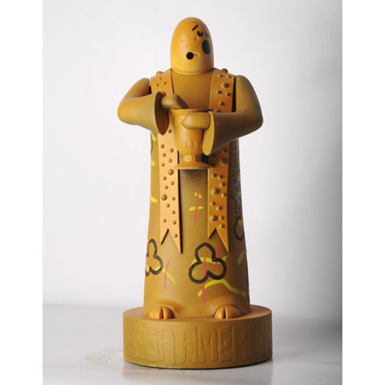Communion Priest 0201 by Mark Gonzales