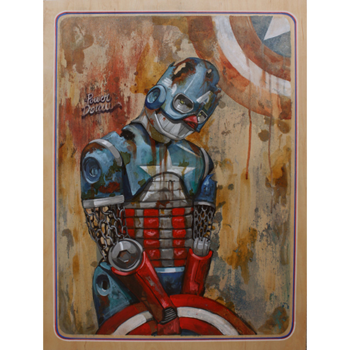 Captan America Power Down