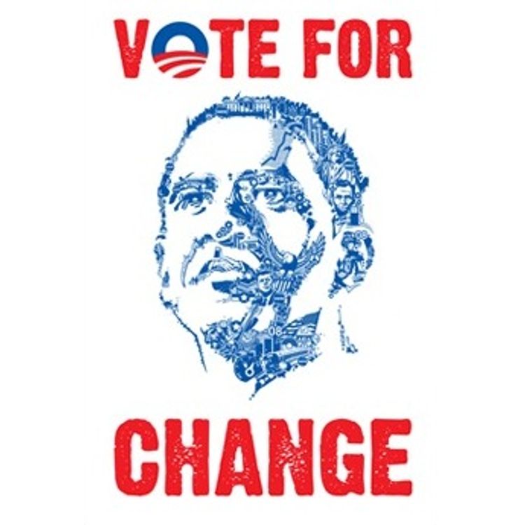 Obama Portrait Poster by Tristan Eaton
