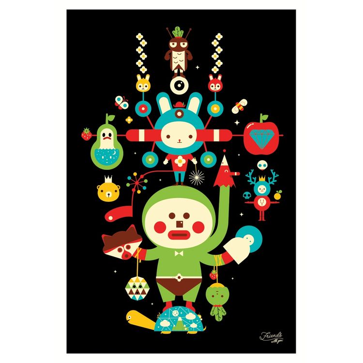 The Guide Print by Friends With You
