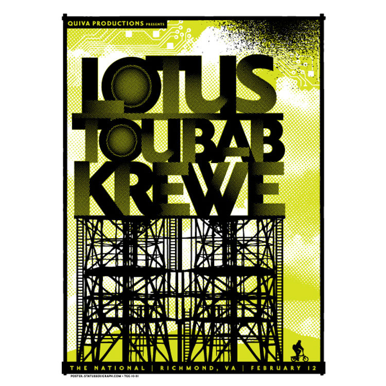 Lotus / Toubab Krewe - Richmond, VA by Status Serigraph (Justin Helton)