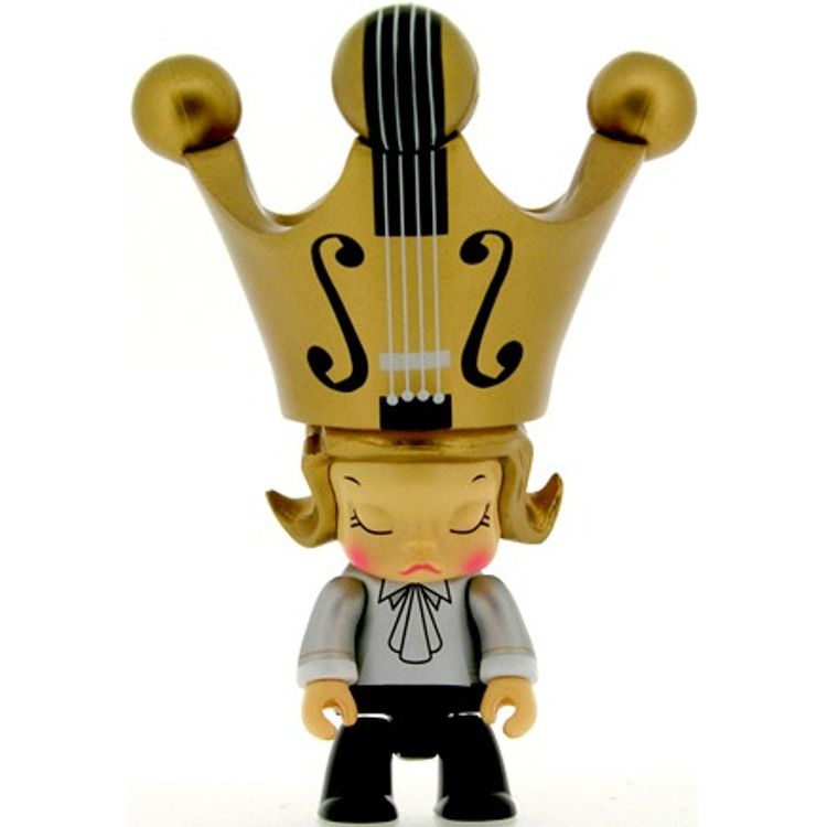 Molly Qee - Gold Violin by Kenny Wong