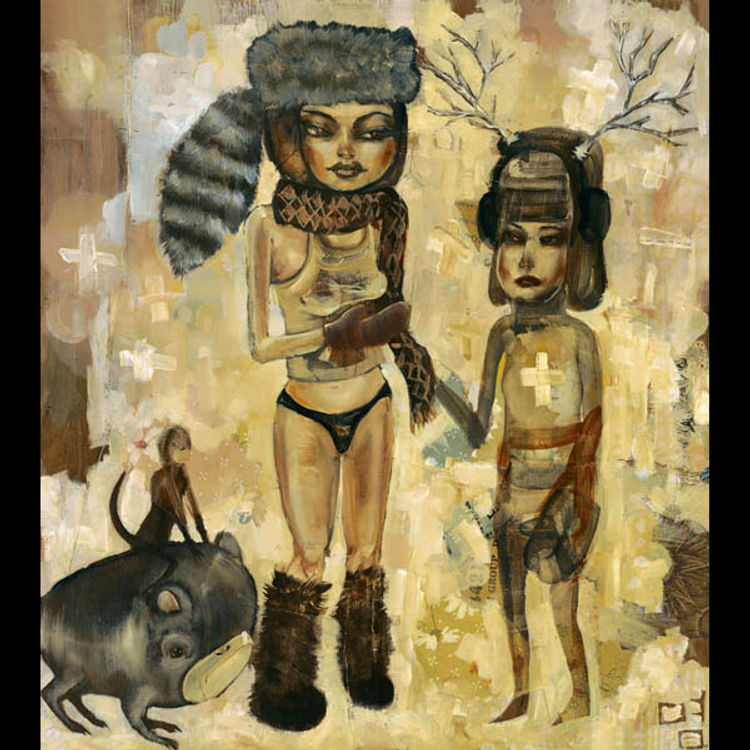 Pull my scarf by David Choe