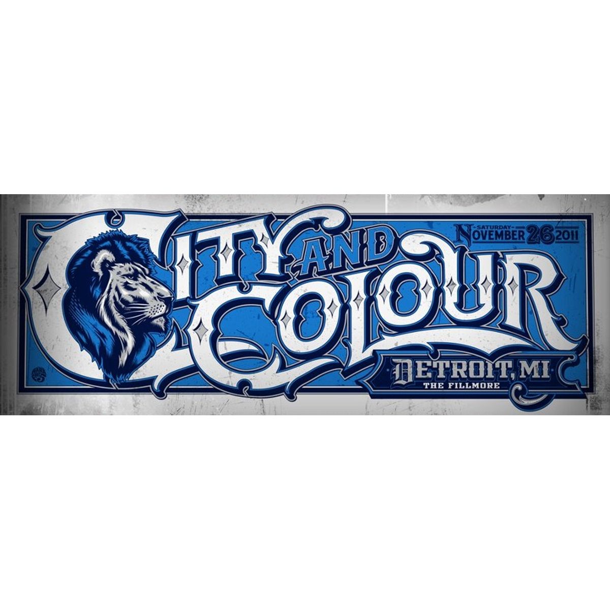 City and Colour - Detroit, MI, 2011 (Tiger)