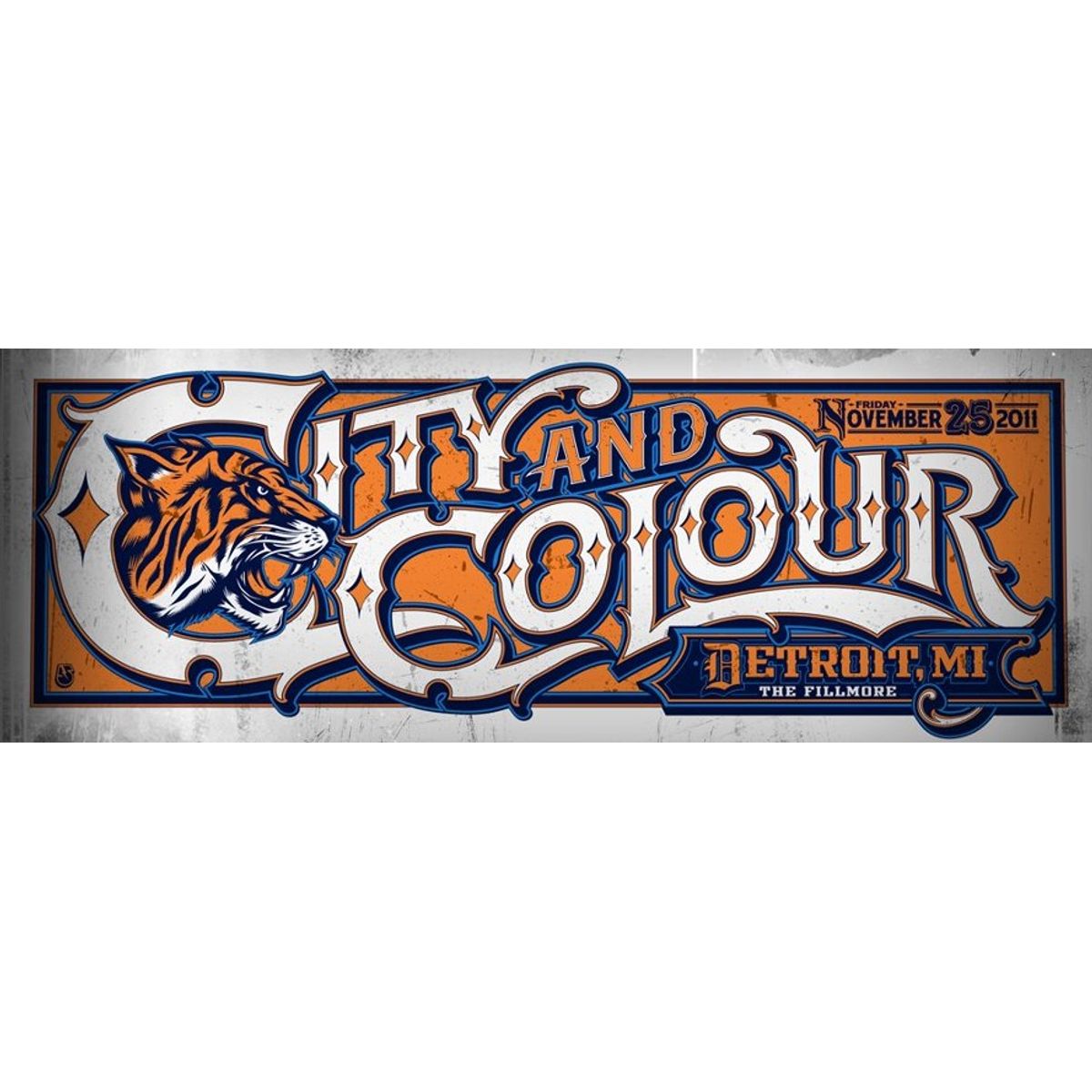 City and Colour -  Detroit, MI, 2011 (Tiger)