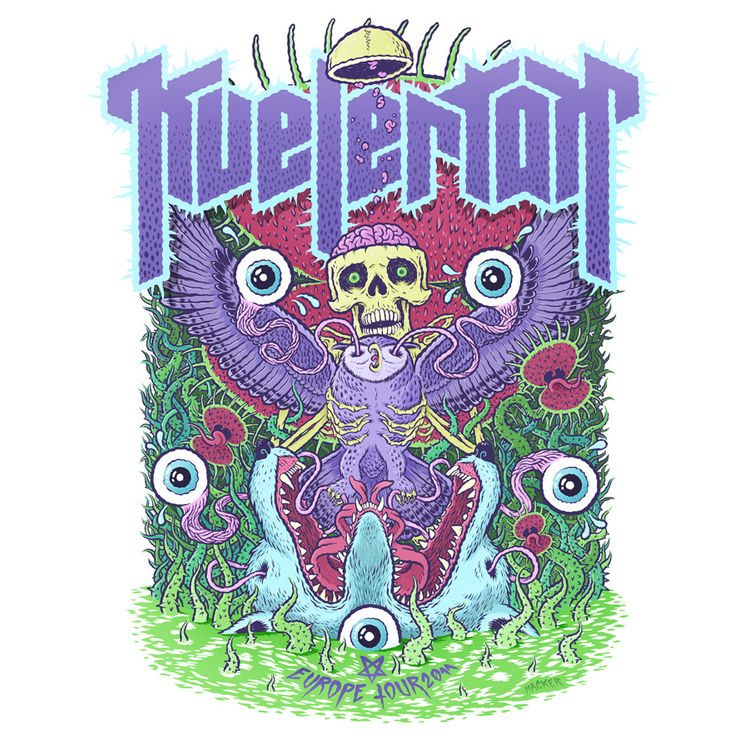 Kvelertak Europe Tourposter by Michael Hacker