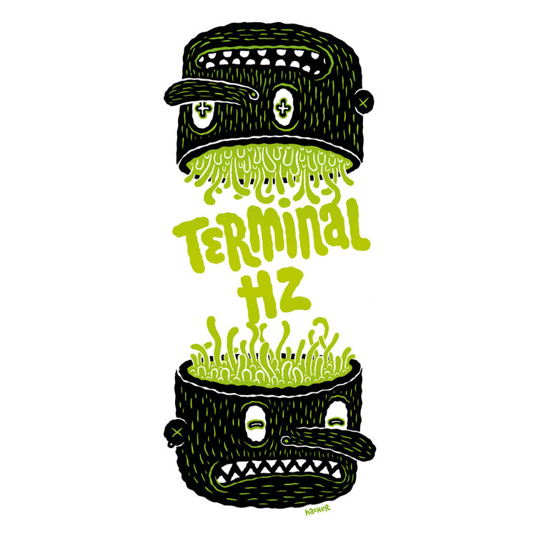 Terminal Hz Tourposter by Michael Hacker