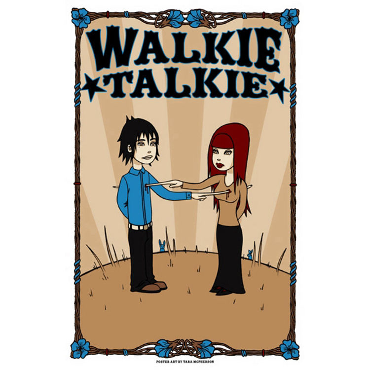 Walkie Talkie Tour Poster 2003 by Tara McPherson