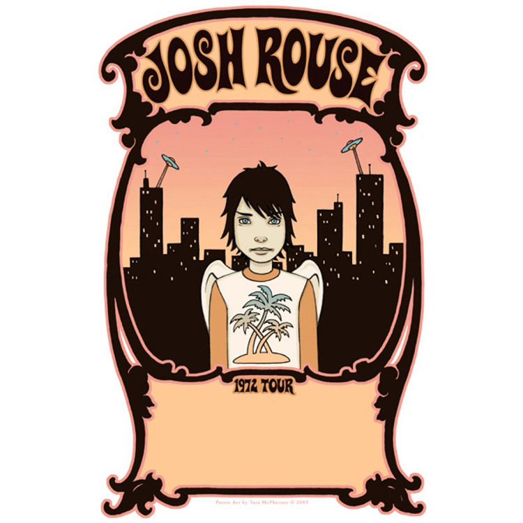 Josh Rouse Tour Poster by Tara McPherson
